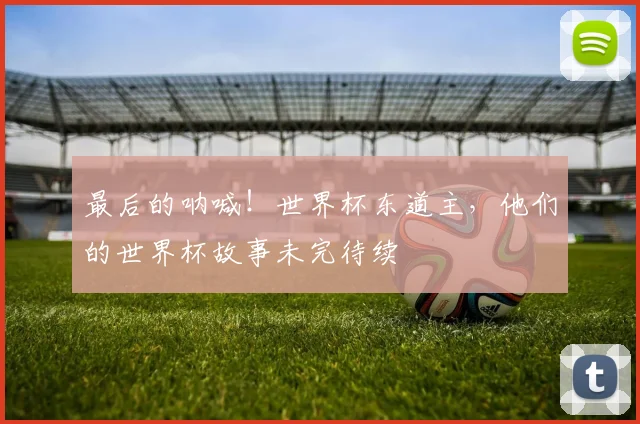 最后的呐喊!世界杯东道主,他们的世界杯故事未完待续